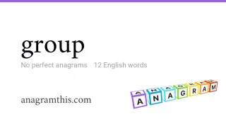 group - 12 English anagrams