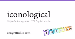 iconological - 171 English anagrams